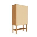 Ver imagem 4 de Cristaleira Baixa Magna Porta Rattan CabeCasa MadeiraOriginals Bege/Mel
