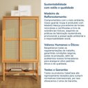 Ver mais imagens de Cristaleira Baixa Magna Porta Rattan CabeCasa MadeiraOriginals
