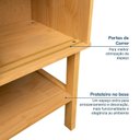 Ver imagem 7 de Cristaleira Baixa Magna Porta Rattan CabeCasa MadeiraOriginals Bege/Mel