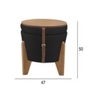 Ver imagem 4 de Conjunto para Sala de Estar com Poltrona e Puff Orion Veludo