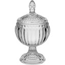 Ver imagem 1 de Pote de Vidro Ballon com Tampa Design Elegante 15x8x8cm Luxo