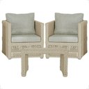 Ver imagem 1 de Mesa e 2 Poltronas Madri Corda Náutica Estofado 3 Trama Rami