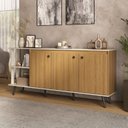 Ver imagem 1 de Buffet Aparador 180cm Toronto Marrom/Lamina Mel/Arenas