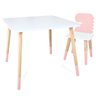 Mesa com Cadeira Infantil Dinossauro - Rosa Bebê - 1