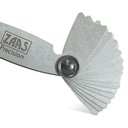 Ver imagem 2 de Calibrador de Raio em Aço Inox - Cap. 1,0 - 7,0mm - Ref. 113,0005 - Zaas