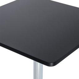 Mesa alta bar bistro Apollo quadrada 60 cm tampo madeira ajustável - 3 Mesa alta bar bistro Apollo quadrada 60 cm tampo madeira ajustável - 3