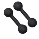 Ver imagem 1 de Par de Halter Bola Pintado 10kg Treino Peso Fitness