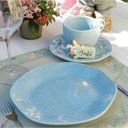 Ver imagem 2 de Jogo de Pratos Rasos em Porcelana Ryo com 6 Peças 27,5cm Oxford Blue Bay