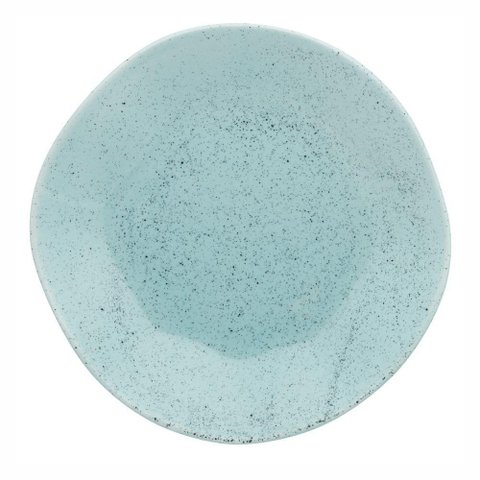 Jogo de Pratos Rasos em Porcelana Ryo com 6 Peças 27,5cm Oxford Blue Bay