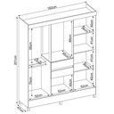 Ver mais imagens de Guarda Roupa Casal 08 Portas 82060 Branco Demobile Branco