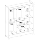 Ver imagem 2 de Guarda Roupa Casal 08 Portas 82060 Branco Demobile Branco