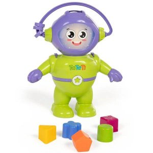 Boneco Astonauta Astrobaby Pedagogico Educativo Tateti 618 Verde