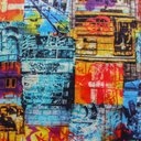 Ver imagem 2 de Tecido Suede Estampado Street Grafitado D05 03 Metros - D’Rossi