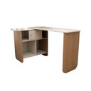 Ver imagem 4 de Mesa Escrivaninha Office 1 Porta Cinamomo/off White - Panorama Móveis