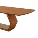 Ver imagem 4 de Mesa para Sala de Jantar Ane Cinamomo com Champanhe/cinamomo Imbuia