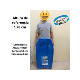 Prancha de Surf Bodyboard Surf Gun Grande Semi Pro 100x58 Cm2 - 6