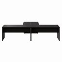 Ver mais imagens de Mesa em L 2 Lugares 300cm x 150cm Pés Painel Preto Mesa de Trabalho F5 Office