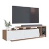 Rack Linea com 2 Portas e Nichos para Televisor 50 Polegadas Nova Móbile Montana Branco - 3
