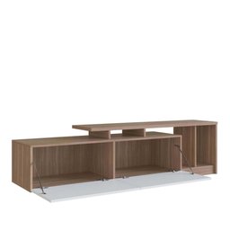Rack Linea com 2 Portas e Nichos para Televisor 50 Polegadas Nova Móbile Montana Branco - 4