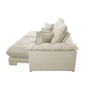 Ver imagem 4 de Sofá Ágata Linho Dois Módulos de 100cm B25 Meu Sofá Online A302 Linho Branco