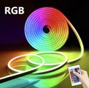 Ver imagem 2 de Kit Mangueira Fita Led Neon Flex 12v Rgb 5 Metros Ip67 + Fonte