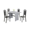 Ver imagem 2 de Conjunto Sala de Jantar com 4 Cadeiras Lara Preto