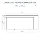 Ver imagem 7 de Cuba Cozinha Farm Sink Romana 50 Cm Estilo Fazenda Avental