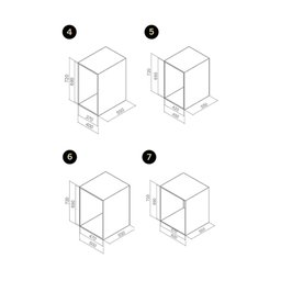 Tulha Versátil Inox 364 a 570x590x400 Mm com Corrediça Telescópica Masutti Copat - 3
