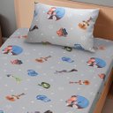 Ver imagem 3 de Jogo de Cama Infantil 2 Peças Portallar Disney Divertidamente