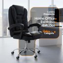 Ver imagem 5 de Kit 4 Cadeiras de Escritório Presidente Ergonômica com Encosto Reclinável Preta
