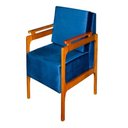 Ver imagem 1 de Poltrona Decorativa Yasmin Luxo Dora Bela Cor 0129