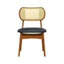 Ver imagem 6 de Kit 2 Cadeiras Organik Madeira Maciça Encosto Telinha Assento Estofado Corano