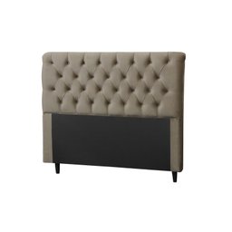 Cabeceira Imperatriz 1000 Plus Solteiro 900mm Veludo Adar Camurça - Simbal - 1