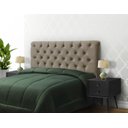 Ver imagem 3 de Cabeceira Imperatriz 1000 Plus Solteiro 900mm Veludo Adar Camurça - Simbal