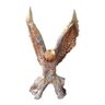 Águia Asas Abertas Estatua Decoração Resina Escultura 18 Cm - 1