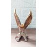 Águia Asas Abertas Estatua Decoração Resina Escultura 18 Cm - 5