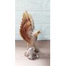 Águia Asas Abertas Estatua Decoração Resina Escultura 18 Cm - 2