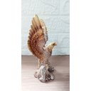 Ver imagem 2 de Águia Asas Abertas Estatua Decoração Resina Escultura 18 Cm