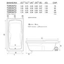 Ver imagem 3 de Banheira Retangular Toronto com Hidro - 220v