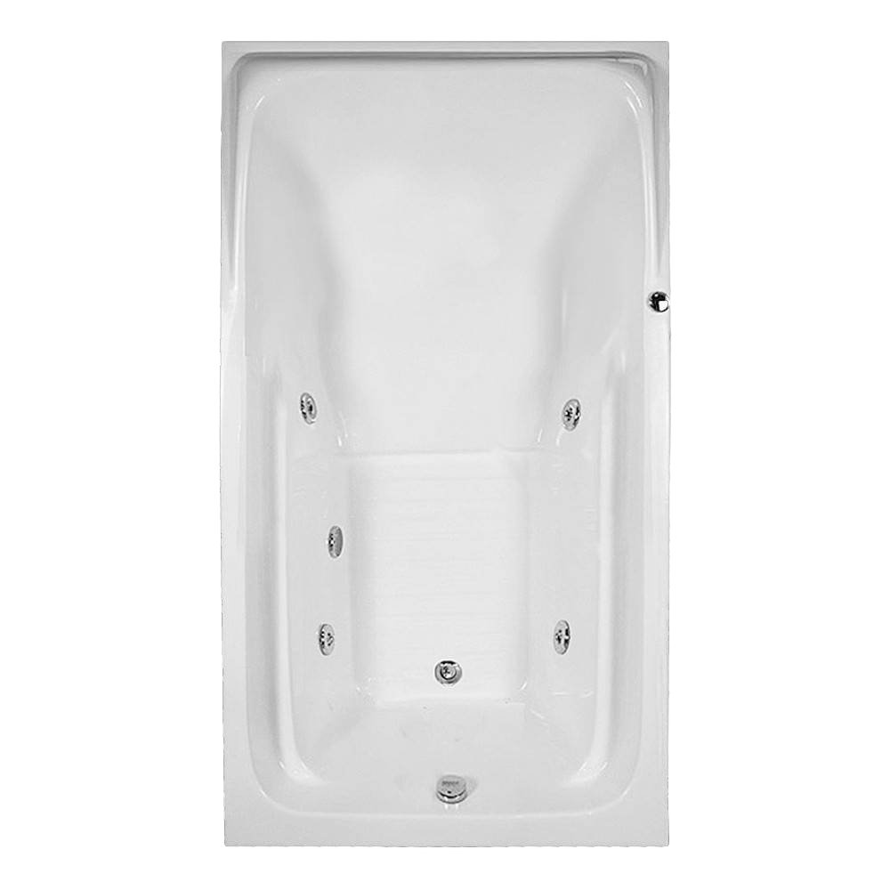 Banheira Retangular Toronto com Hidro - 220v