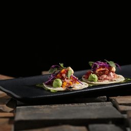 Kit 6 Bandejas Cerâmica Servir Sushi Sashimi 33x13cm Preto Travessa Porto Brasil - 2