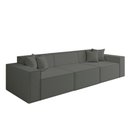 Ver imagem 5 de Sofá Luma 3 Lugares 2,75m com Chaise Compactair - Balaqui Grafite