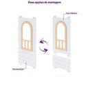 Ver imagem 3 de Janela com Grade de Proteção New Garden Casatema MadeiraOriginals Branco/Marrom