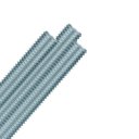 Ver imagem 4 de Kit 3 Barra Roscada Zincada de 1 Metro Unc Stein 5/16