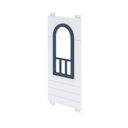 Ver imagem 4 de Janela com Grade de Proteção New Garden Casatema MadeiraOriginals Branco/Azul