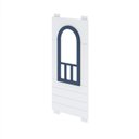 Ver imagem 4 de Janela com Grade de Proteção New Garden Casatema MadeiraOriginals Branco/Azul