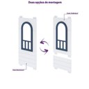 Ver imagem 3 de Janela com Grade de Proteção New Garden Casatema MadeiraOriginals Branco/Azul