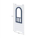 Ver imagem 5 de Janela com Grade de Proteção New Garden Casatema MadeiraOriginals Branco/Azul