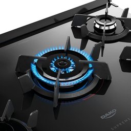 Fogão Dako Supreme Glass 5 Bocas com Timer Touch Titanium - Bivolt - 3
