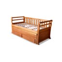 Ver imagem 3 de Bicama Nathalia com gavetas na auxiliar -100% madeira maciça